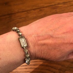 🌸VTG Czechoslovakian Rhinestone Bracelet
